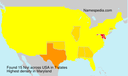 Surname Niyi in USA Surname Niyi in USA