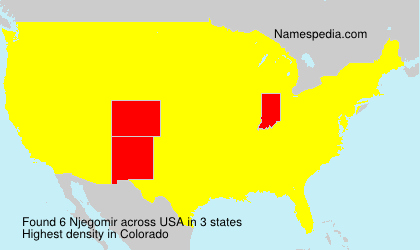 Surname Njegomir in USA Surname Njegomir in USA