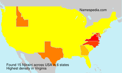Surname Njiraini in USA Surname Njiraini in USA