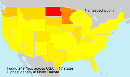 Surname Njos in USA Surname Njos in USA