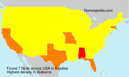 Surname Njubi in USA Surname Njubi in USA