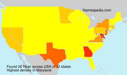 Surname Njuki in USA Surname Njuki in USA