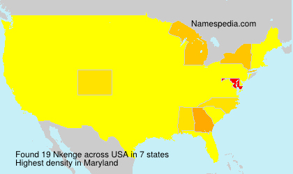 Surname Nkenge in USA Surname Nkenge in USA