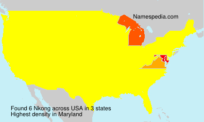 Surname Nkong in USA Surname Nkong in USA