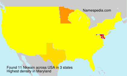Surname Nkwain in USA