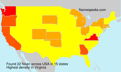 Surname Noan in USA Surname Noan in USA