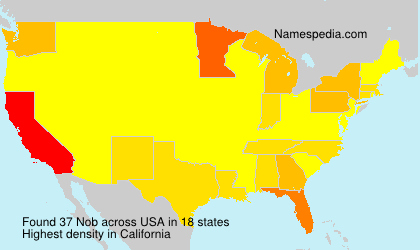 Surname Nob in USA