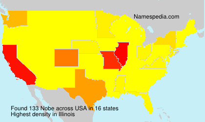 Surname Nobe in USA Surname Nobe in USA