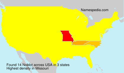 Surname Noblot in USA Surname Noblot in USA