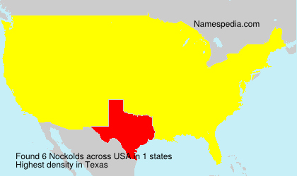 Surname Nockolds in USA Surname Nockolds in USA