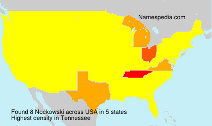 Surname Nockowski in USA Surname Nockowski in USA