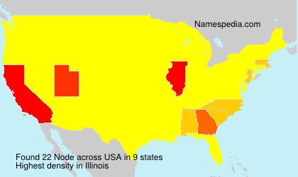 Surname Node in USA Surname Node in USA