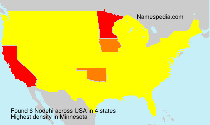 Surname Nodehi in USA Surname Nodehi in USA