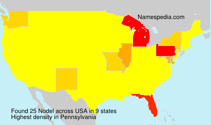 Surname Nodel in USA Surname Nodel in USA