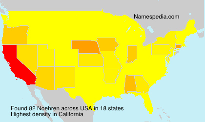 Surname Noehren in USA Surname Noehren in USA