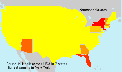 Surname Noelk in USA Surname Noelk in USA