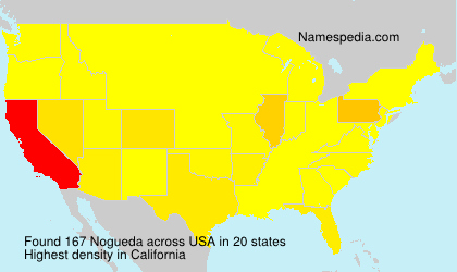 Surname Nogueda in USA Surname Nogueda in USA