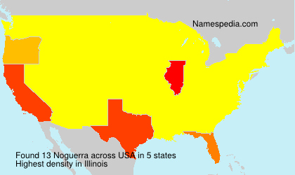 Surname Noguerra in USA Surname Noguerra in USA