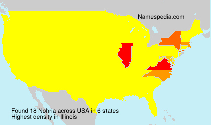 Surname Nohria in USA Surname Nohria in USA