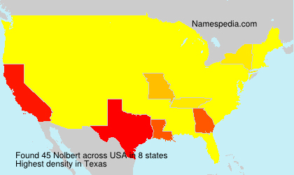 Surname Nolbert in USA Surname Nolbert in USA