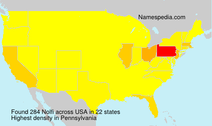 Surname Nolfi in USA Surname Nolfi in USA