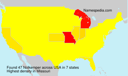 Surname Nolkemper in USA Surname Nolkemper in USA