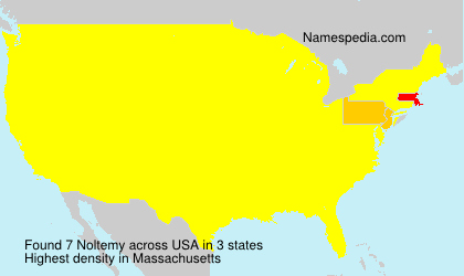 Surname Noltemy in USA