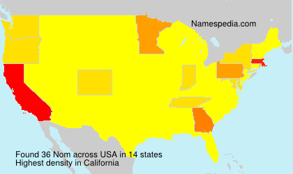 Surname Nom in USA Surname Nom in USA