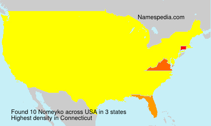 Surname Nomeyko in USA Surname Nomeyko in USA