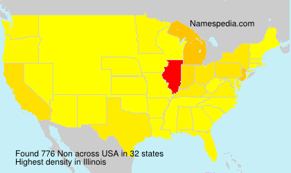 Surname Non in USA Surname Non in USA