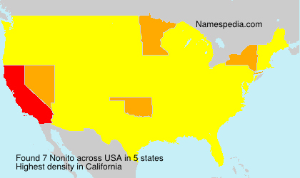 Surname Nonito in USA Surname Nonito in USA