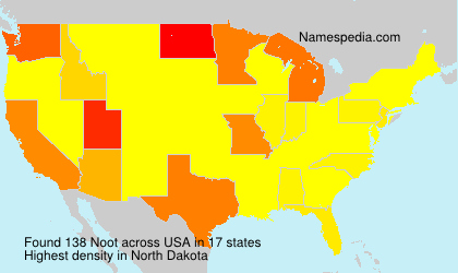 Surname Noot in USA Surname Noot in USA