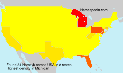 Surname Norczyk in USA Surname Norczyk in USA