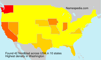 Surname Nordblad in USA Surname Nordblad in USA