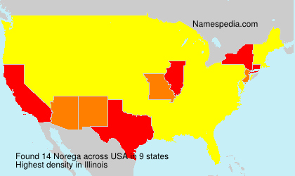 Surname Norega in USA Surname Norega in USA