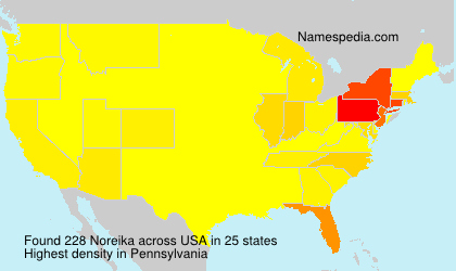 Surname Noreika in USA Surname Noreika in USA