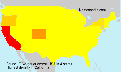 Surname Norgauer in USA Surname Norgauer in USA