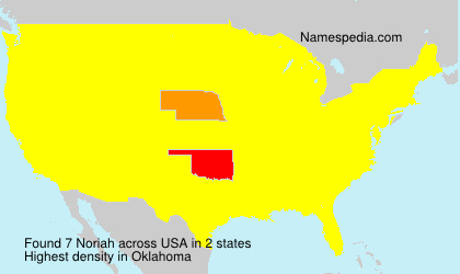 Surname Noriah in USA Surname Noriah in USA