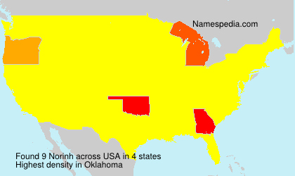 Surname Norinh in USA Surname Norinh in USA