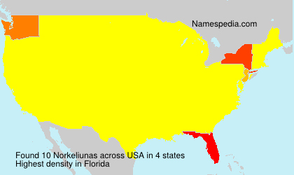 Surname Norkeliunas in USA Surname Norkeliunas in USA