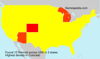 Surname Normali in USA Surname Normali in USA