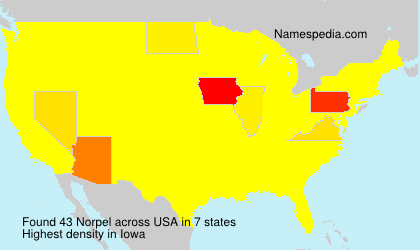 Surname Norpel in USA Surname Norpel in USA
