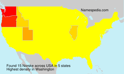 Surname Norske in USA Surname Norske in USA
