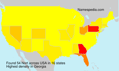 Surname Nort in USA Surname Nort in USA
