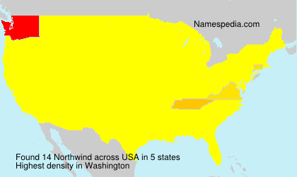Surname Northwind in USA Surname Northwind in USA