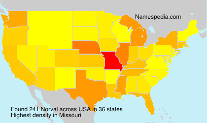 Surname Norval in USA Surname Norval in USA