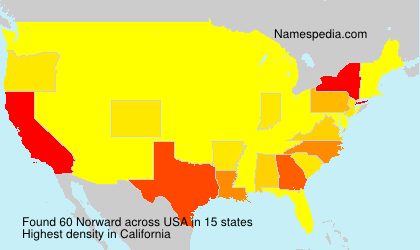 Surname Norward in USA Surname Norward in USA