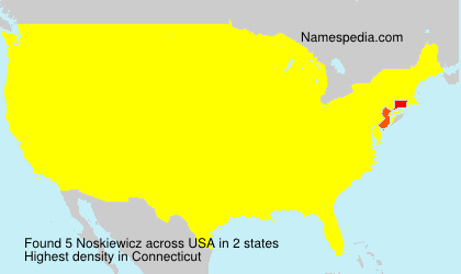 Surname Noskiewicz in USA Surname Noskiewicz in USA