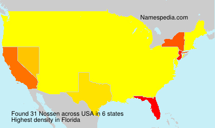 Surname Nossen in USA Surname Nossen in USA