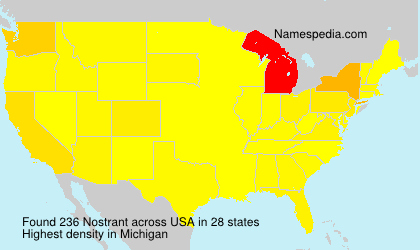 Surname Nostrant in USA Surname Nostrant in USA